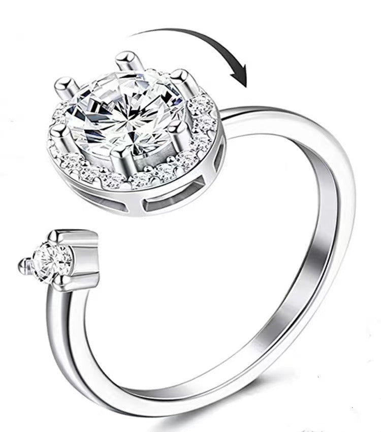 Rotating Motif Adjustable Ring — product view 6