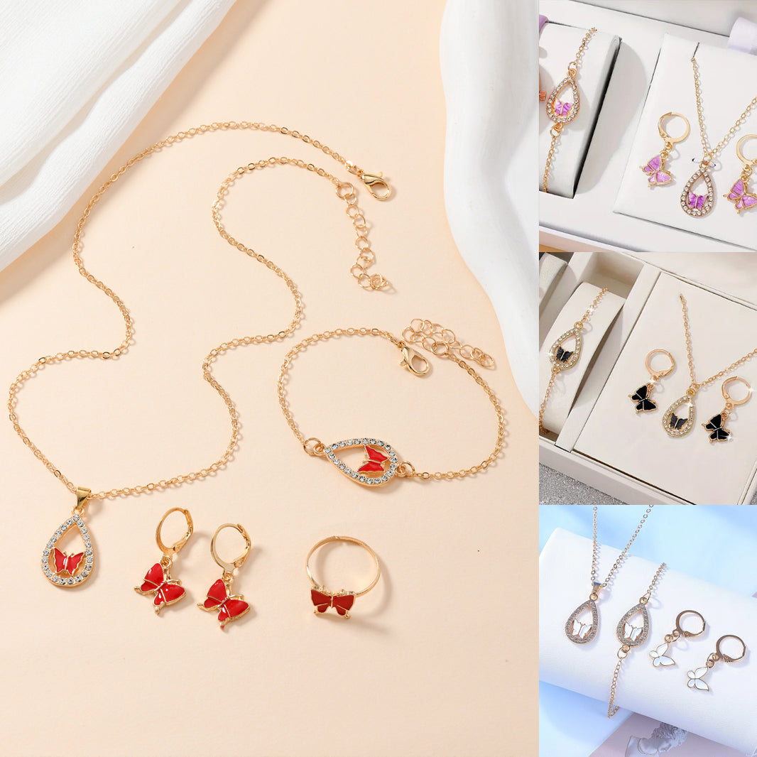 Butterfly Jewelry Set - product view 1