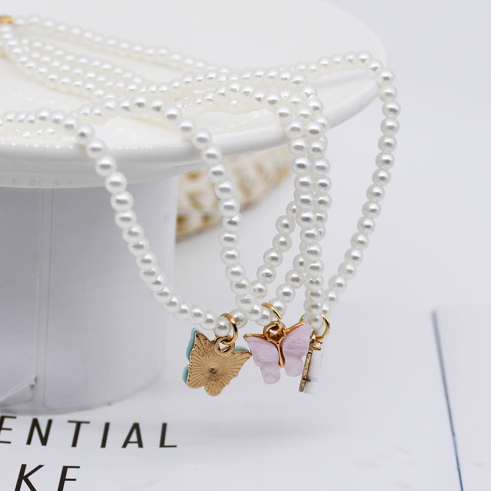 Bow Glass-Bead Choker — product view 4
