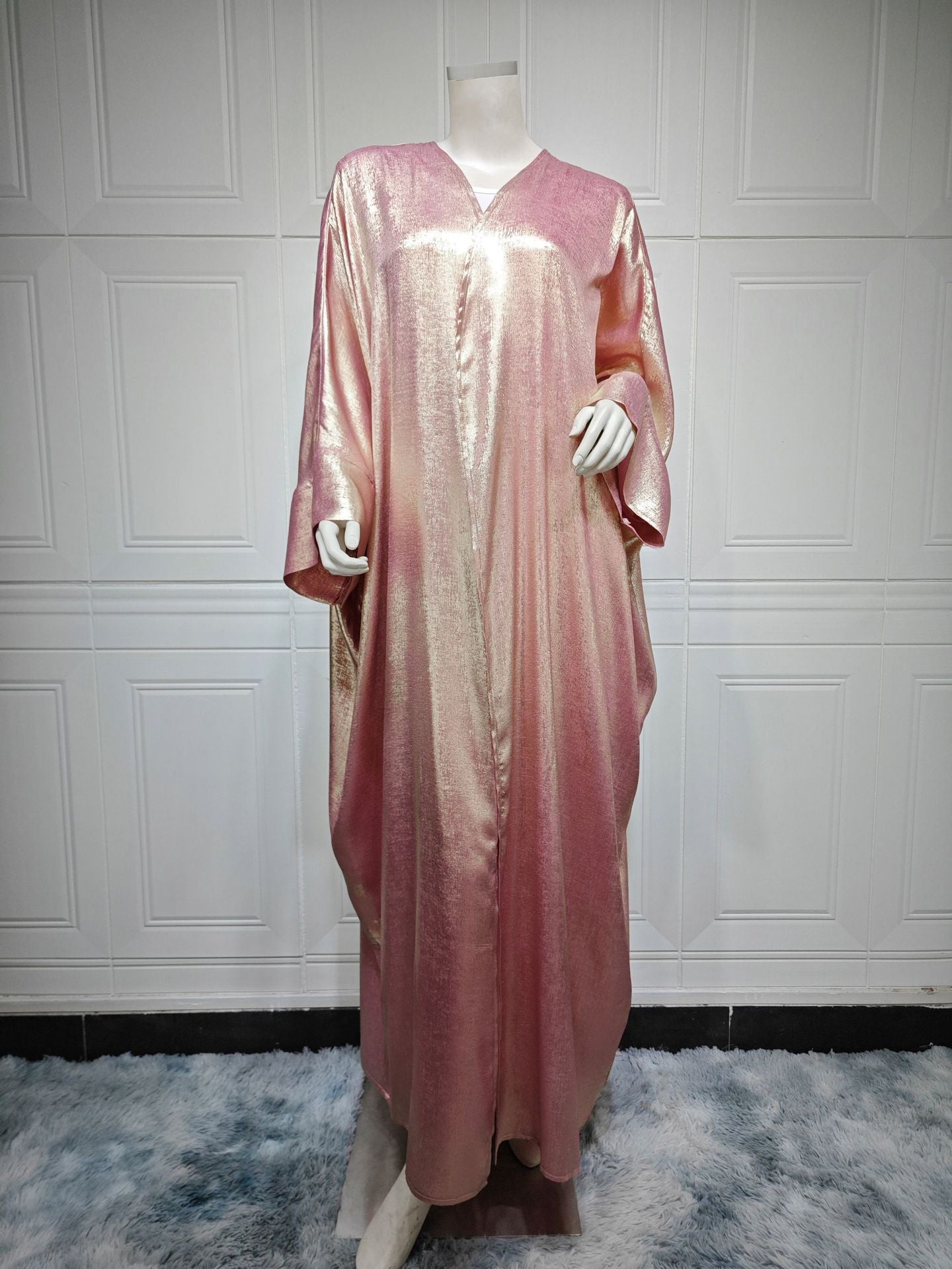 Bronzed Satin Abaya - product view 10
