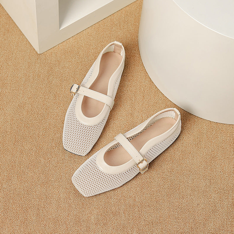 Breathable Mesh Cutout Heels - product view 2