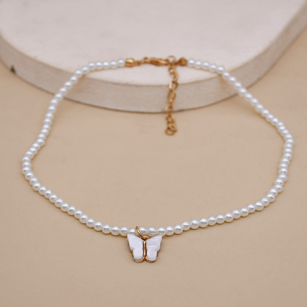 Bow Glass-Bead Choker — product view 7