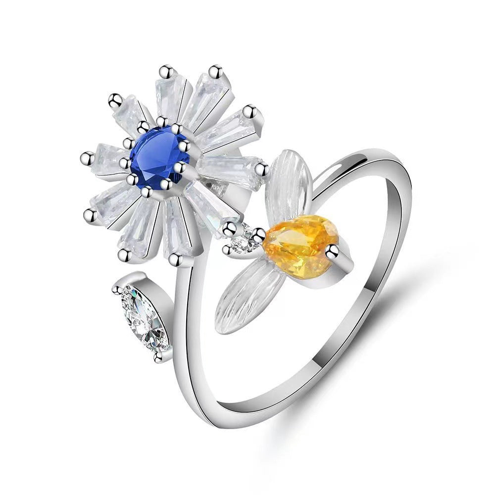 Rotating Motif Adjustable Ring — product view 3