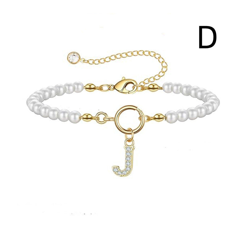Initial Pearl Bracelet — product view 14