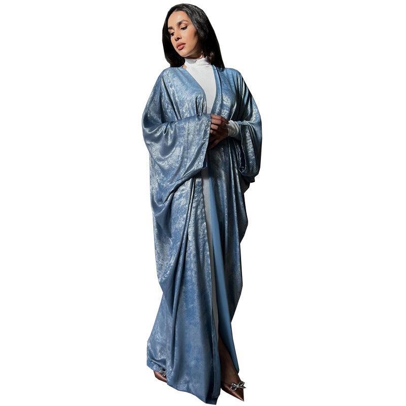 Bronzed Satin Abaya - product view 6