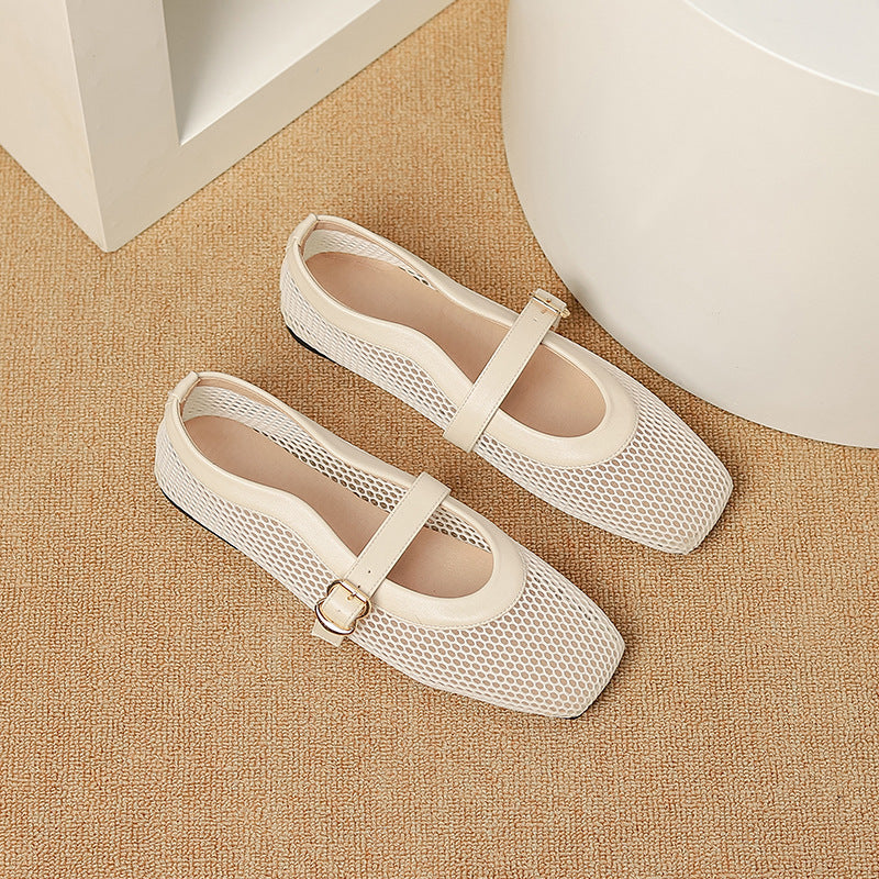 Breathable Mesh Cutout Heels - product view 7