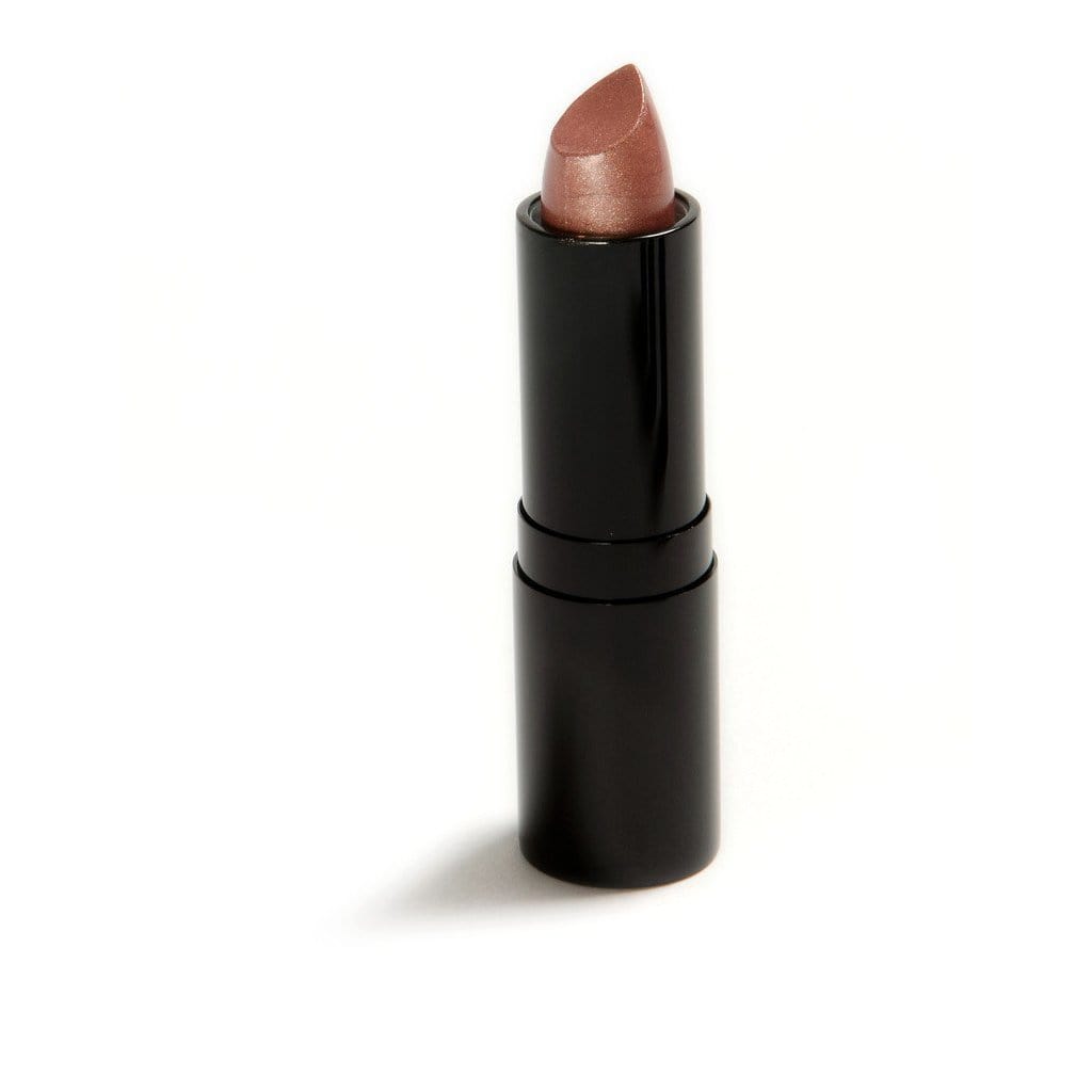 Copper Rose moisturizing lipstick in black tube
