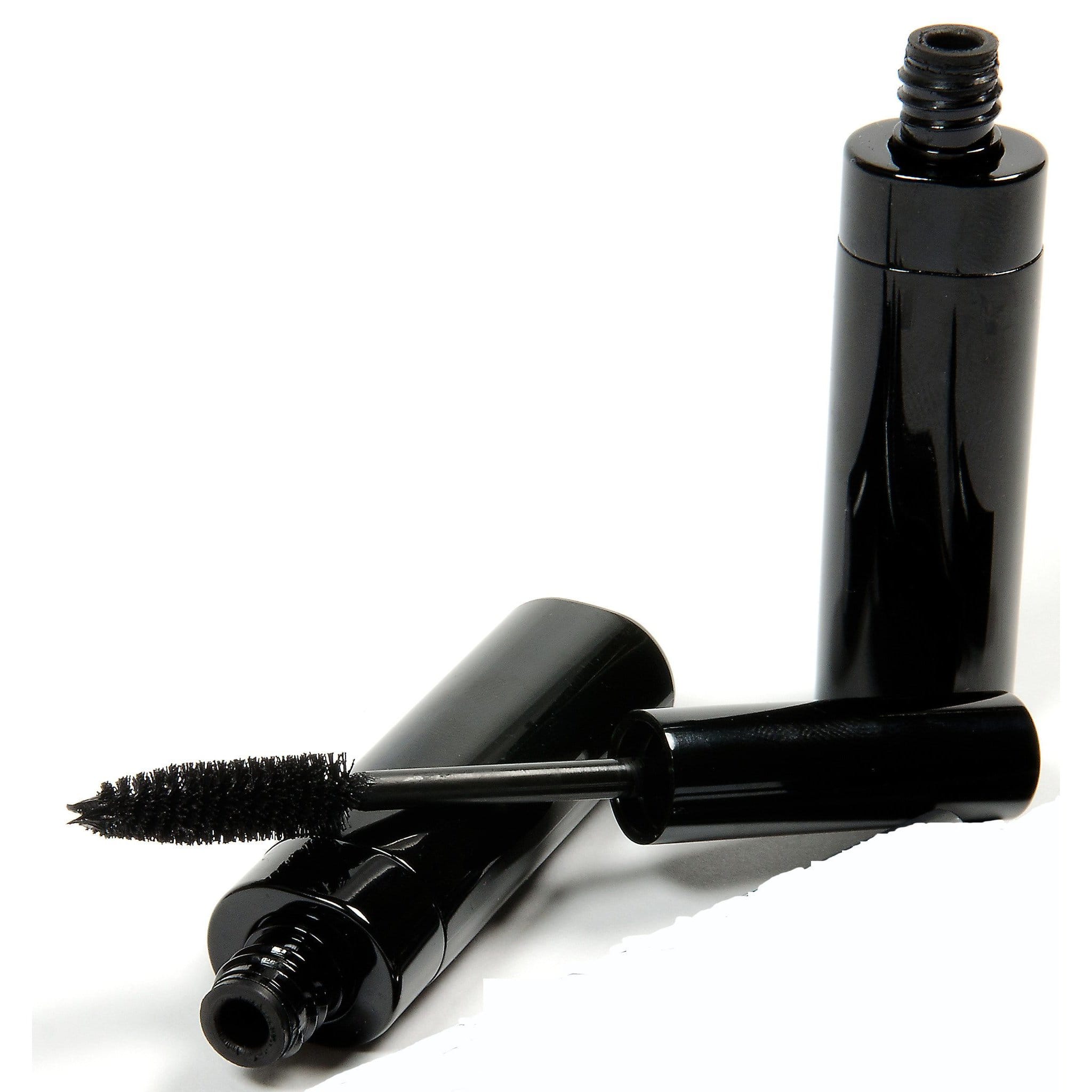 Mascara tube and defining brush applicator