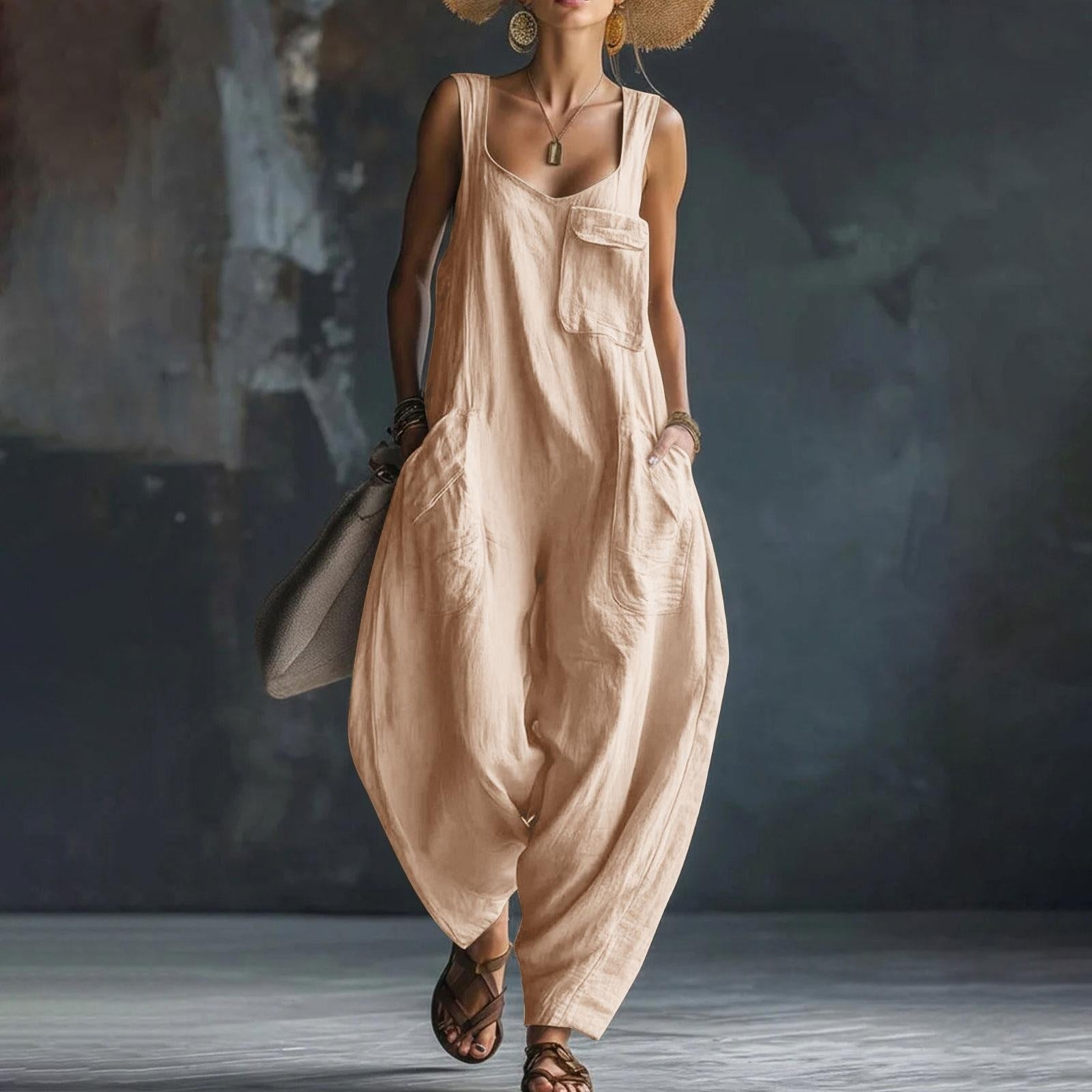 Relaxed Wide-Leg Jumpsuit - product view 11