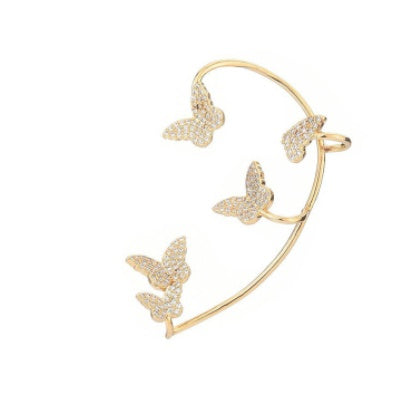 Crystal Butterfly Ear Clip — product view 11