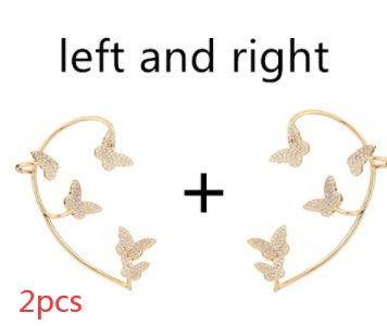 Crystal Butterfly Ear Clip — product view 16