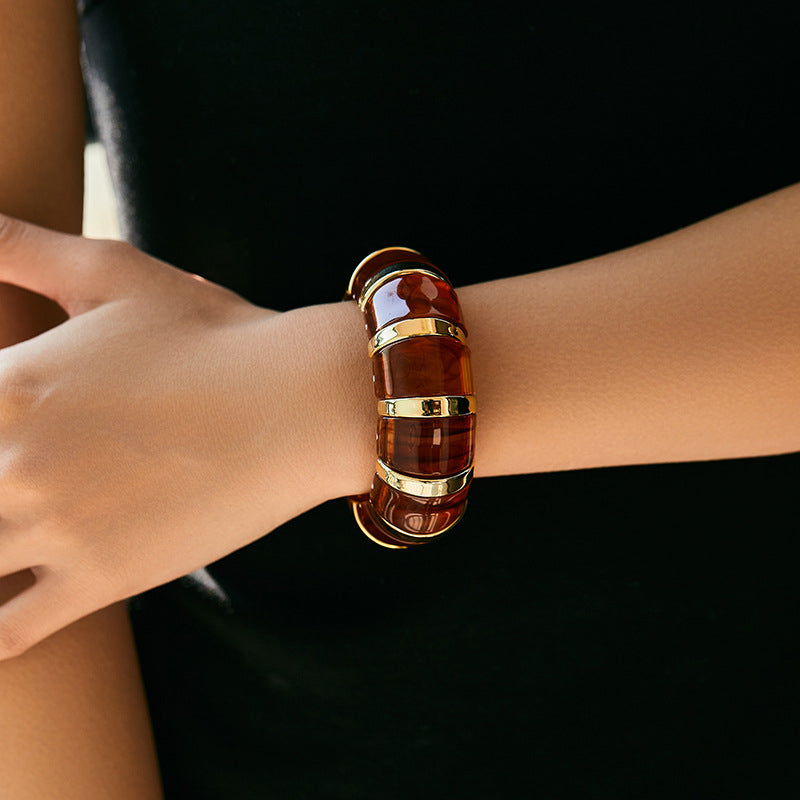 Marbled Acrylic Bangle - product view 14