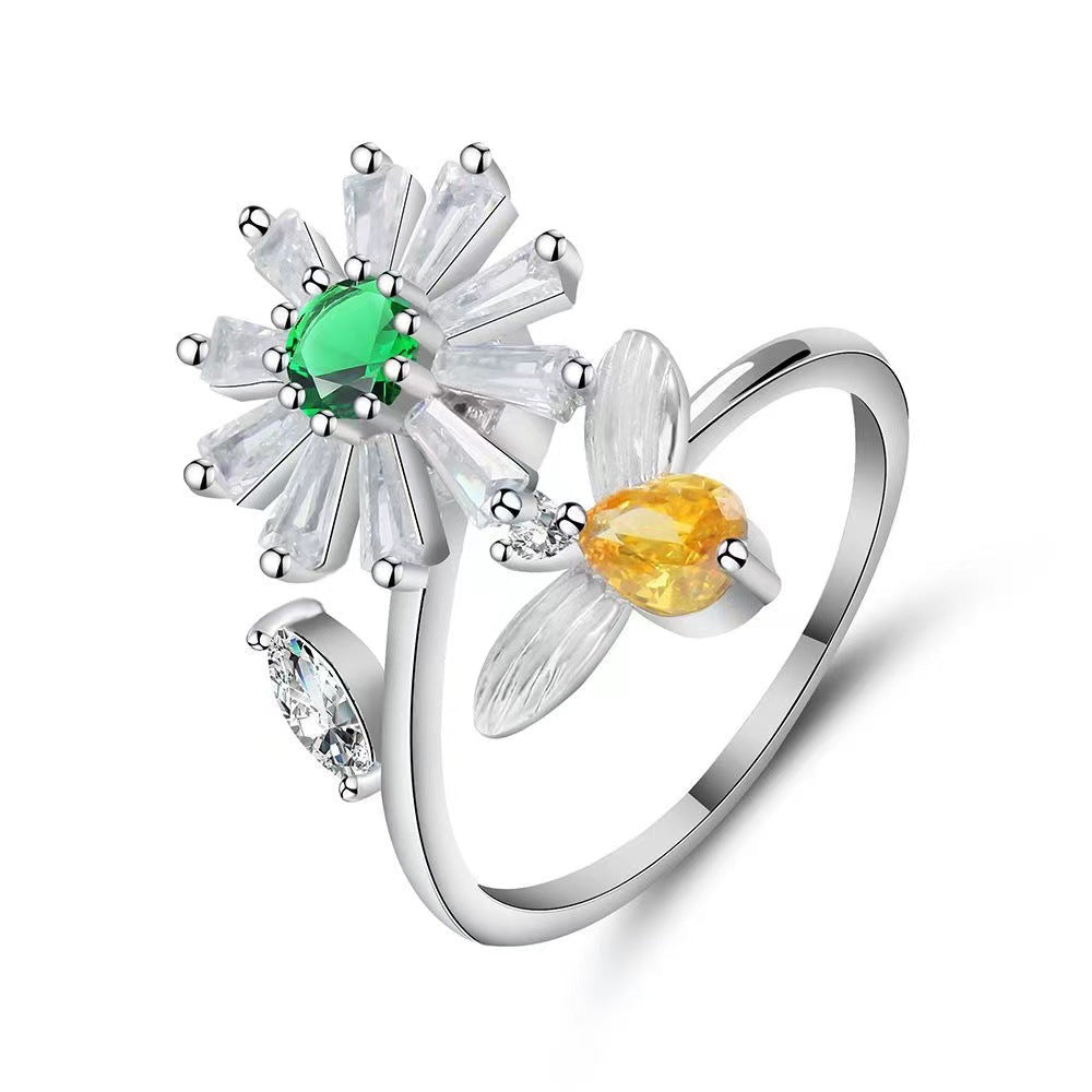 Rotating Motif Adjustable Ring — product view 5