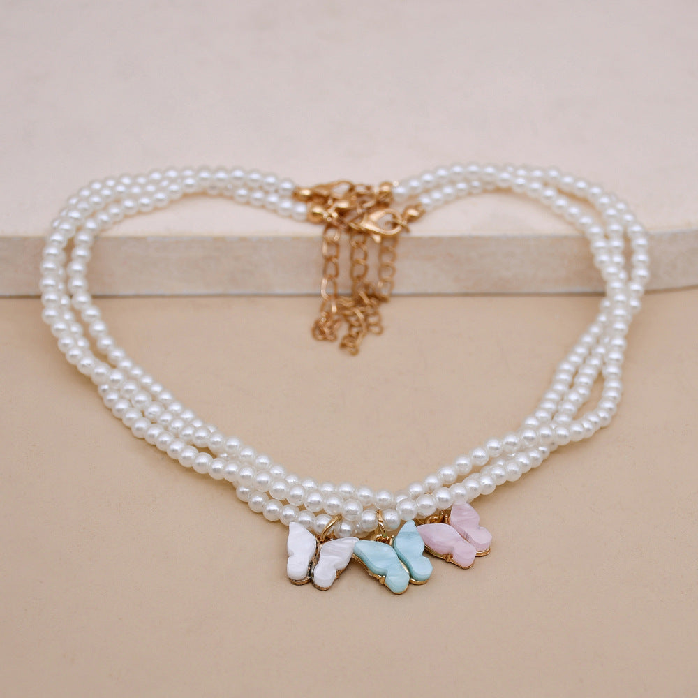 Bow Glass-Bead Choker — product view 5