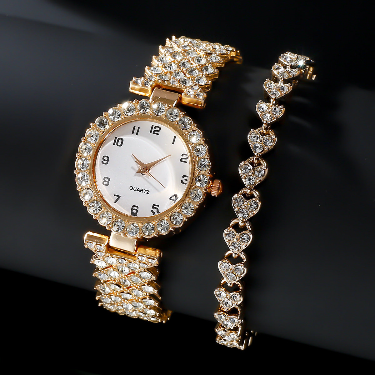 Quartz Watch & Bracelet Set — product view 1