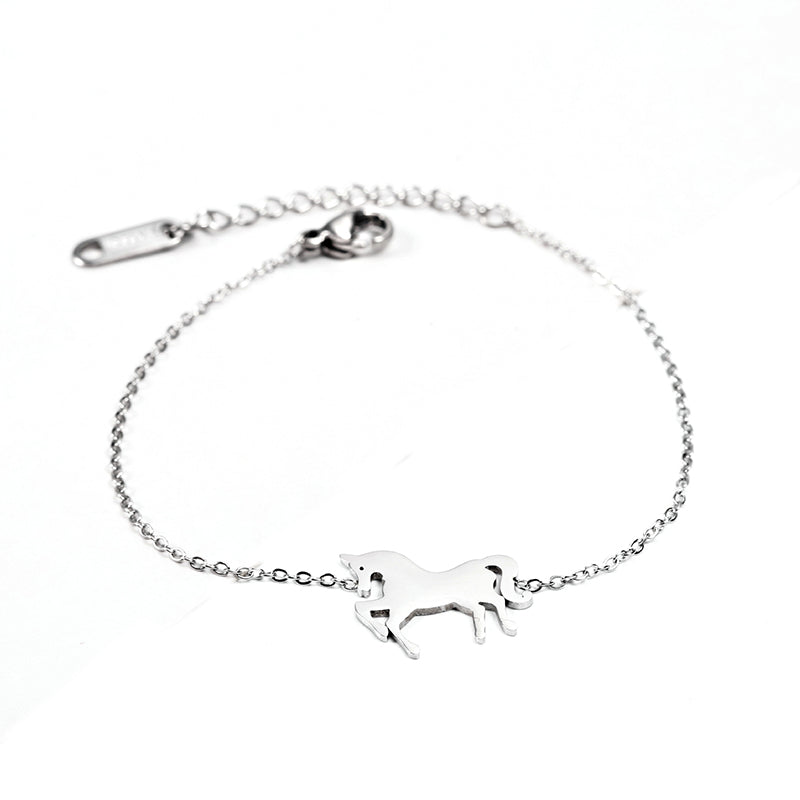Unicorn Charm Chain Bracelet — product view 2