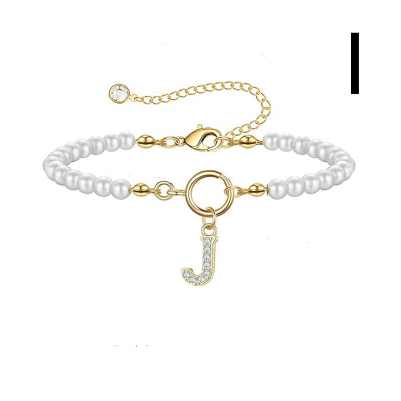 Initial Pearl Bracelet — product view 19