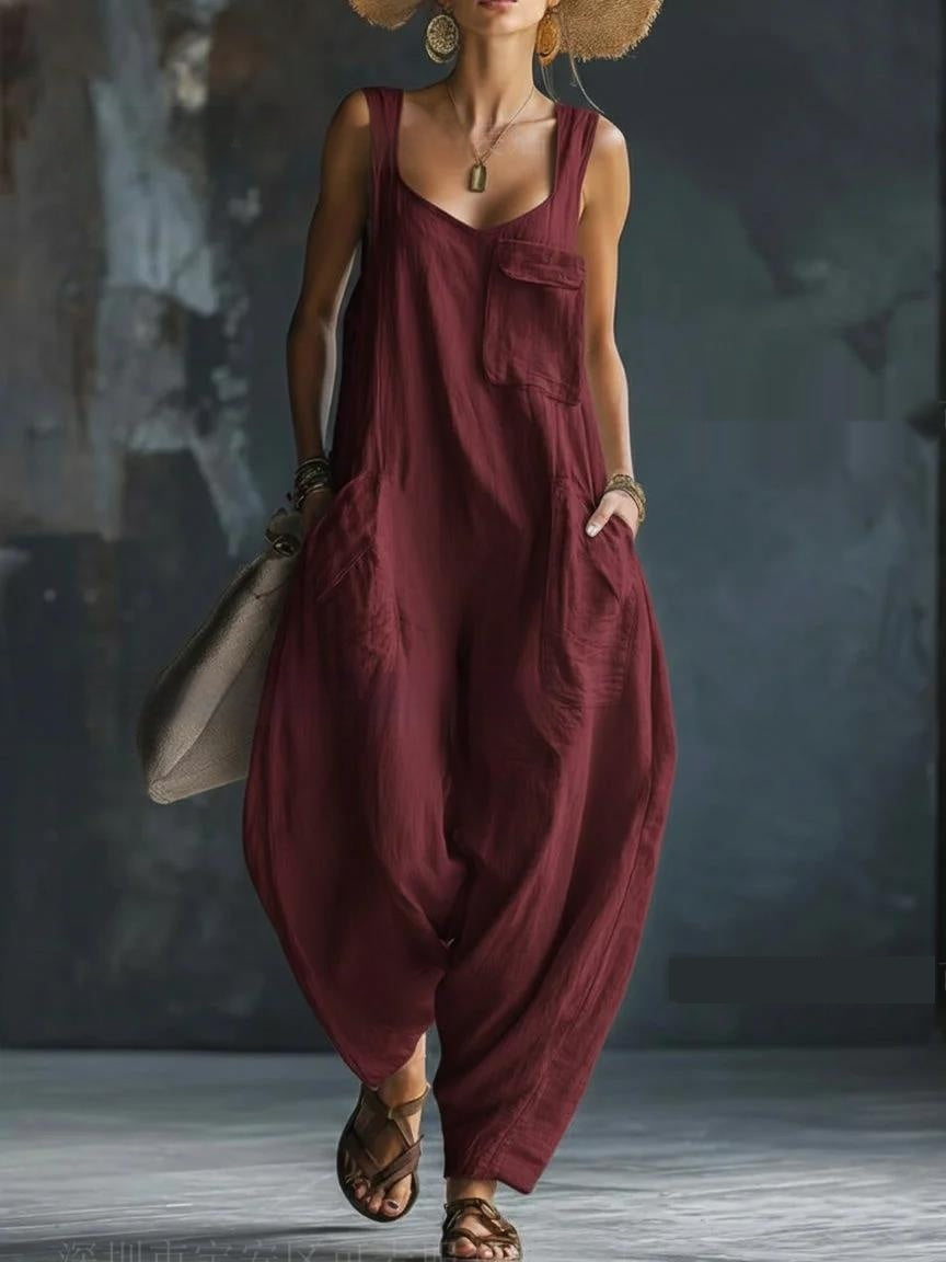 Relaxed Wide-Leg Jumpsuit - product view 3