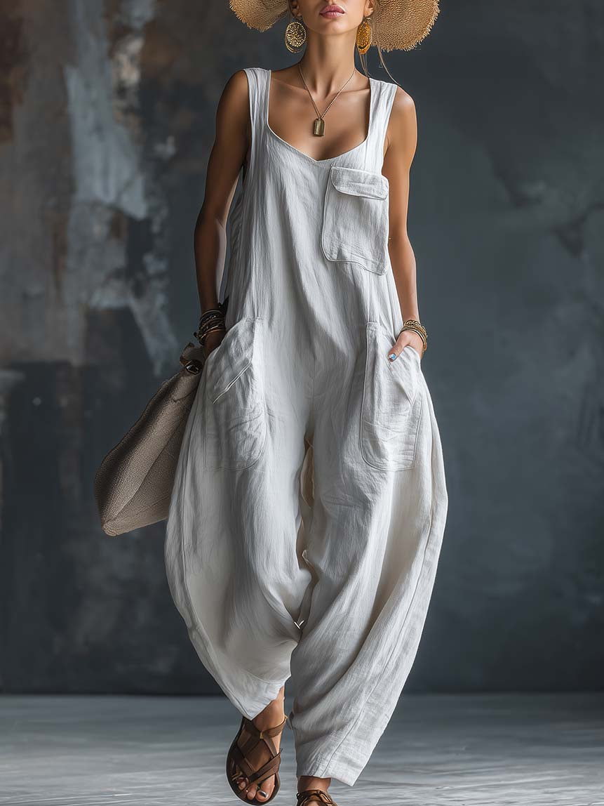 Relaxed Wide-Leg Jumpsuit - product view 2