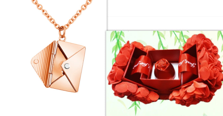 Envelope Pendant Necklace — product view 19