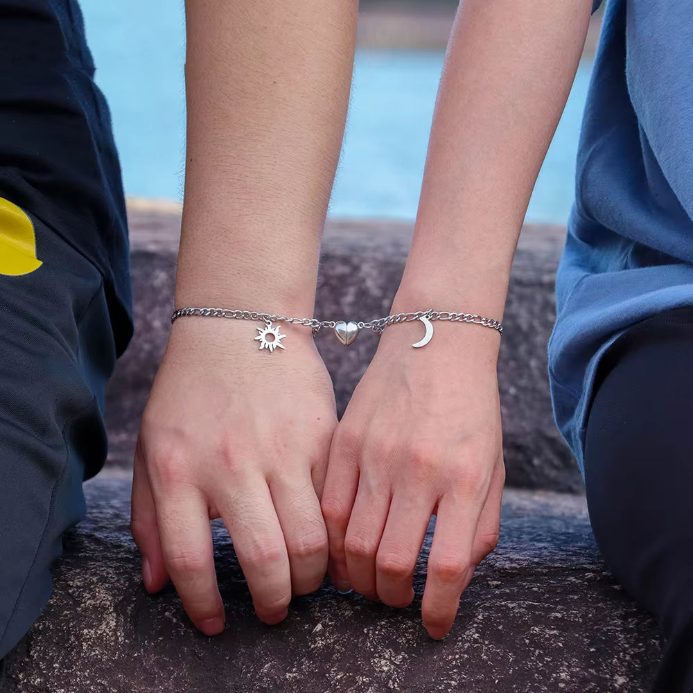 Sun & Moon Bracelet Pair — product view 2