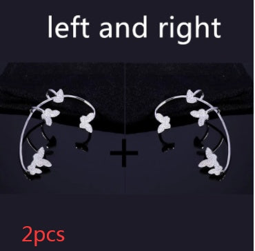 Crystal Butterfly Ear Clip — product view 19