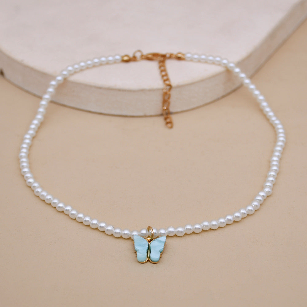 Bow Glass-Bead Choker — product view 8