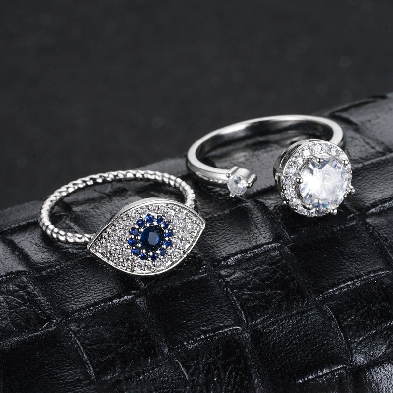 Rotating Floral Statement Ring — product view 3