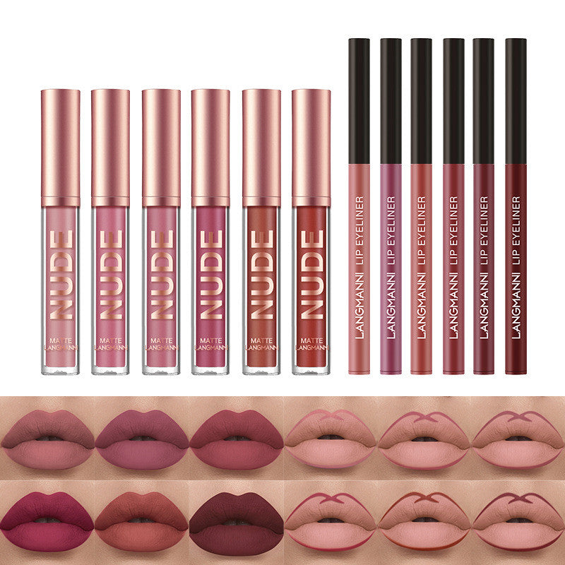 Matte Lip & Liner 12-Piece Set — product view 5