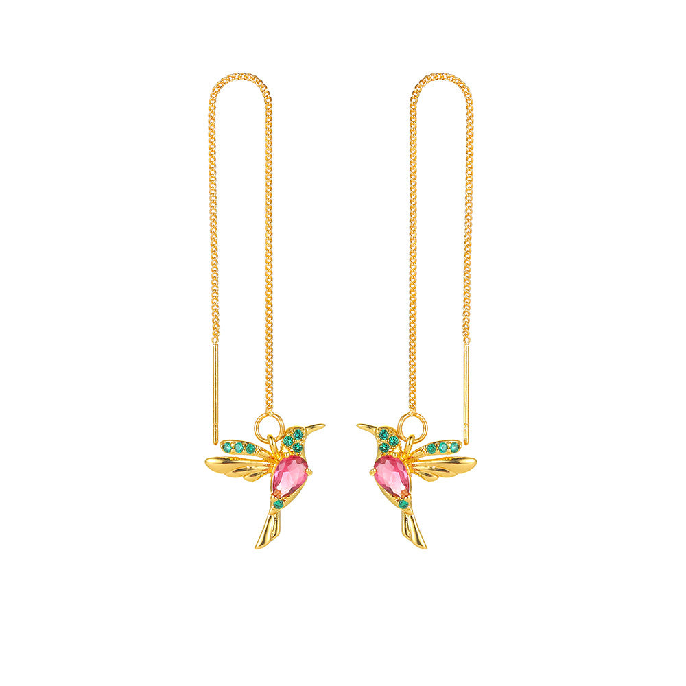 Hummingbird Drop Earrings — product view 5