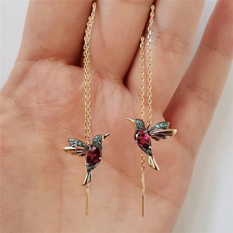 Hummingbird Drop Earrings — product view 2