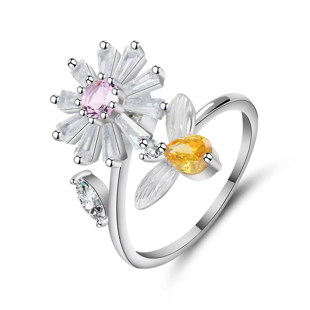 Rotating Motif Adjustable Ring — product view 4