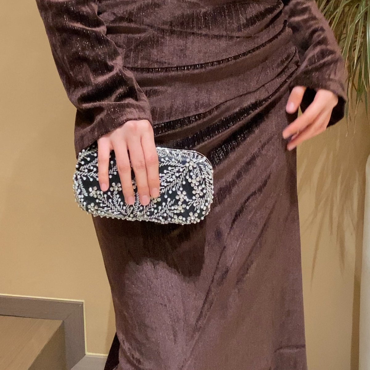Shimmer velvet gown product photo 19