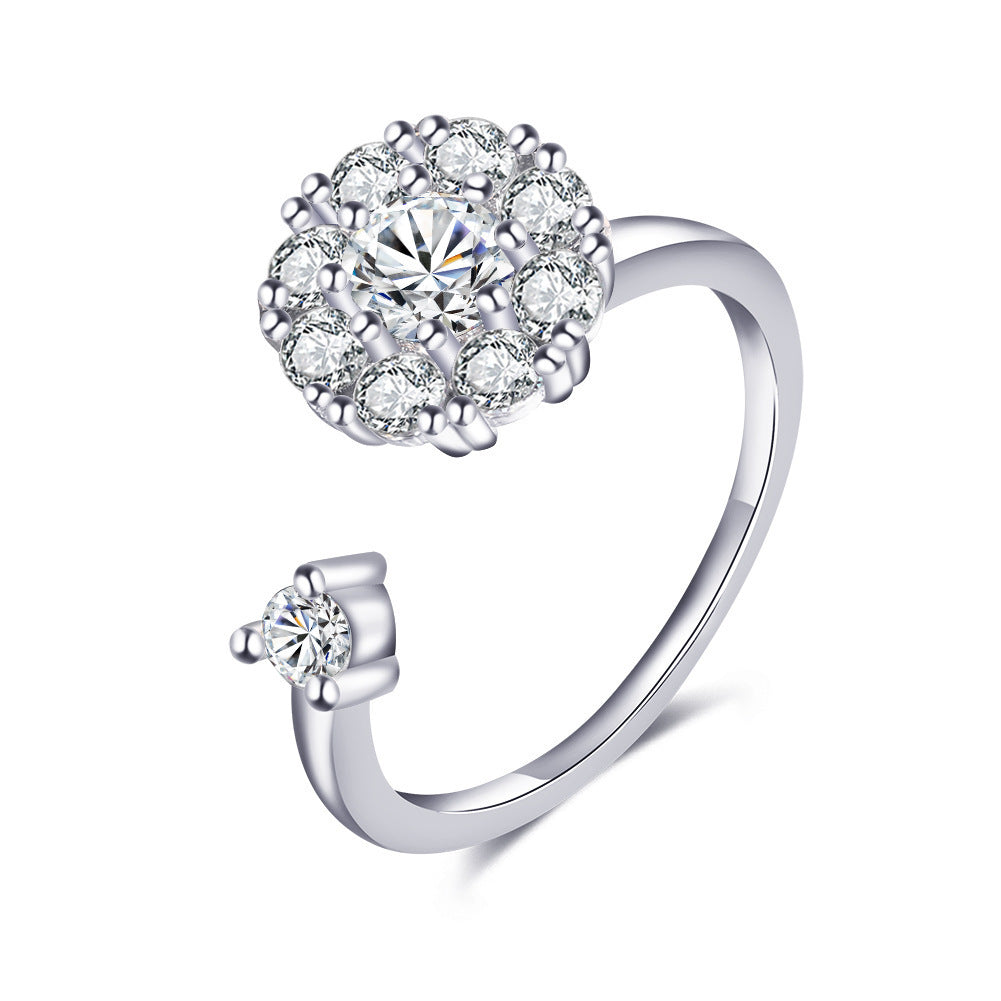 Rotating Motif Adjustable Ring — product view 7
