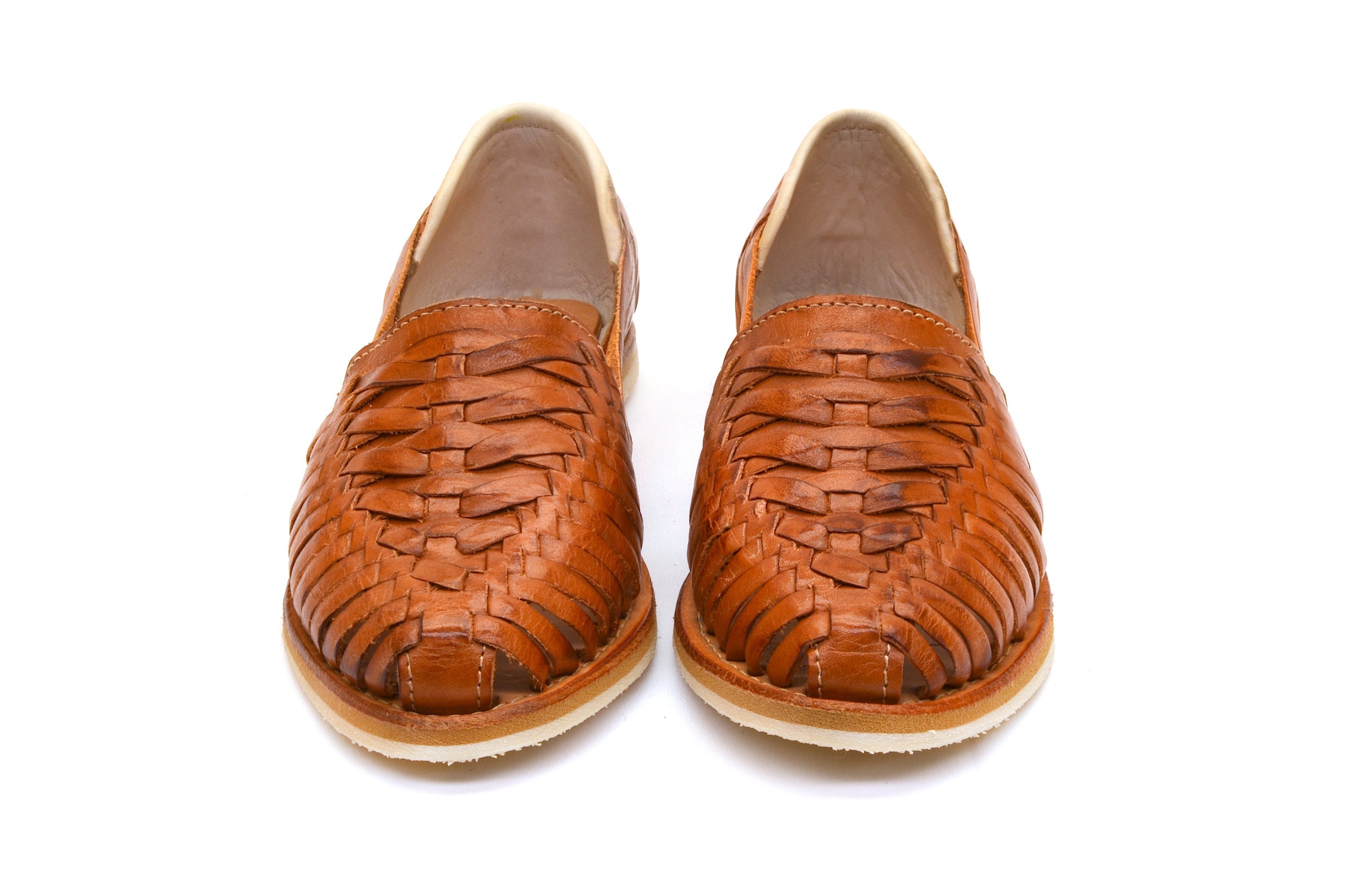 Cross Woven Huarache in Walnut, alternate view 5
