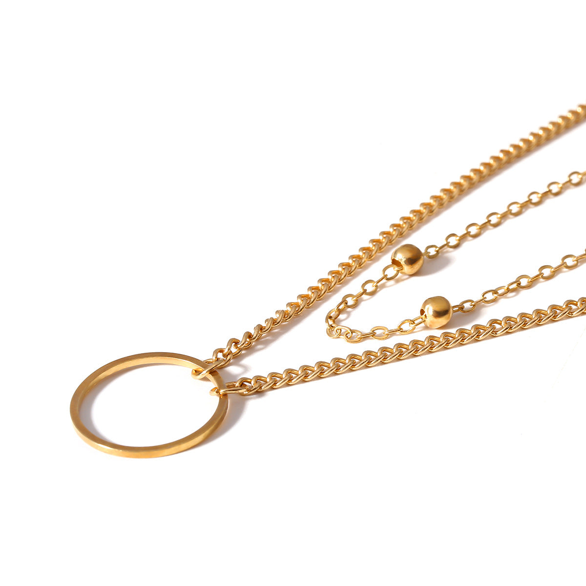 Modern Double-Layer Choker — product view 4