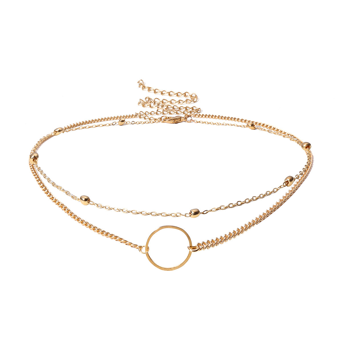 Modern Double-Layer Choker — product view 5