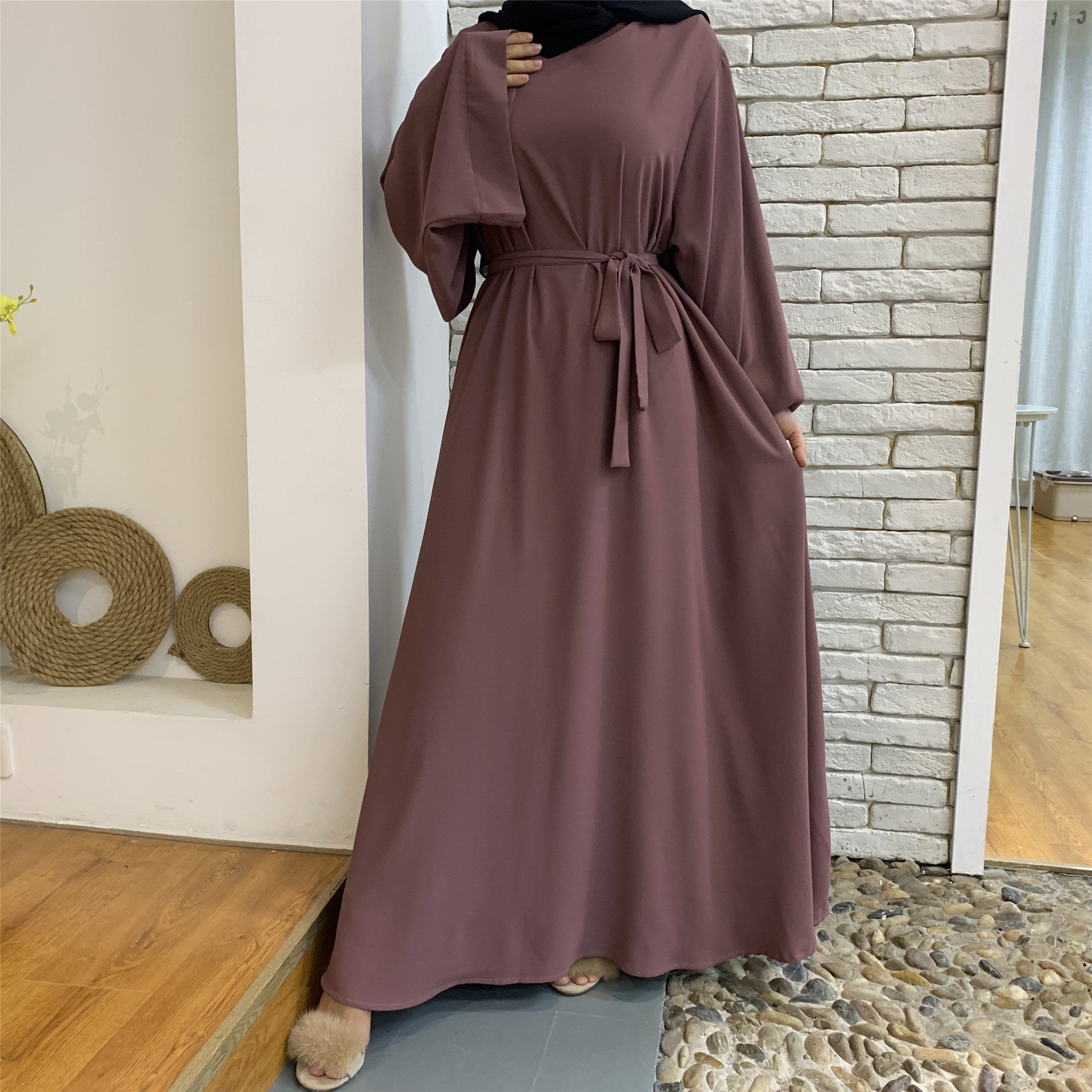 Fluid A-Line Abaya - product view 8