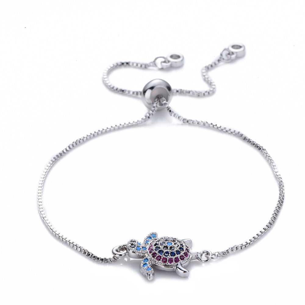 Crystal Turtle Bracelet — product view 5