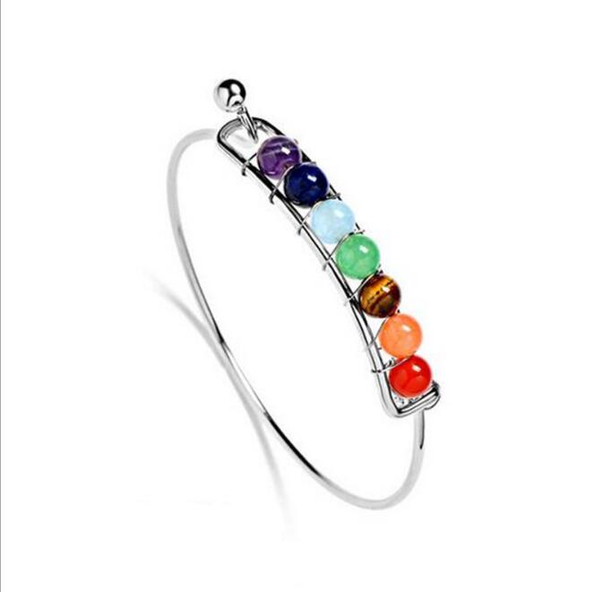 Multicolor Stone Bead Bracelet — product view 5