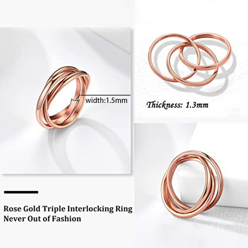 Trinity Spinner Ring — product view 5