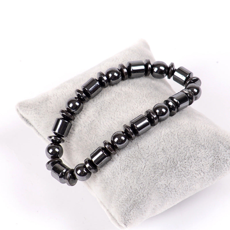 Magnetite & Hematite Stretch Bracelet — product view 7