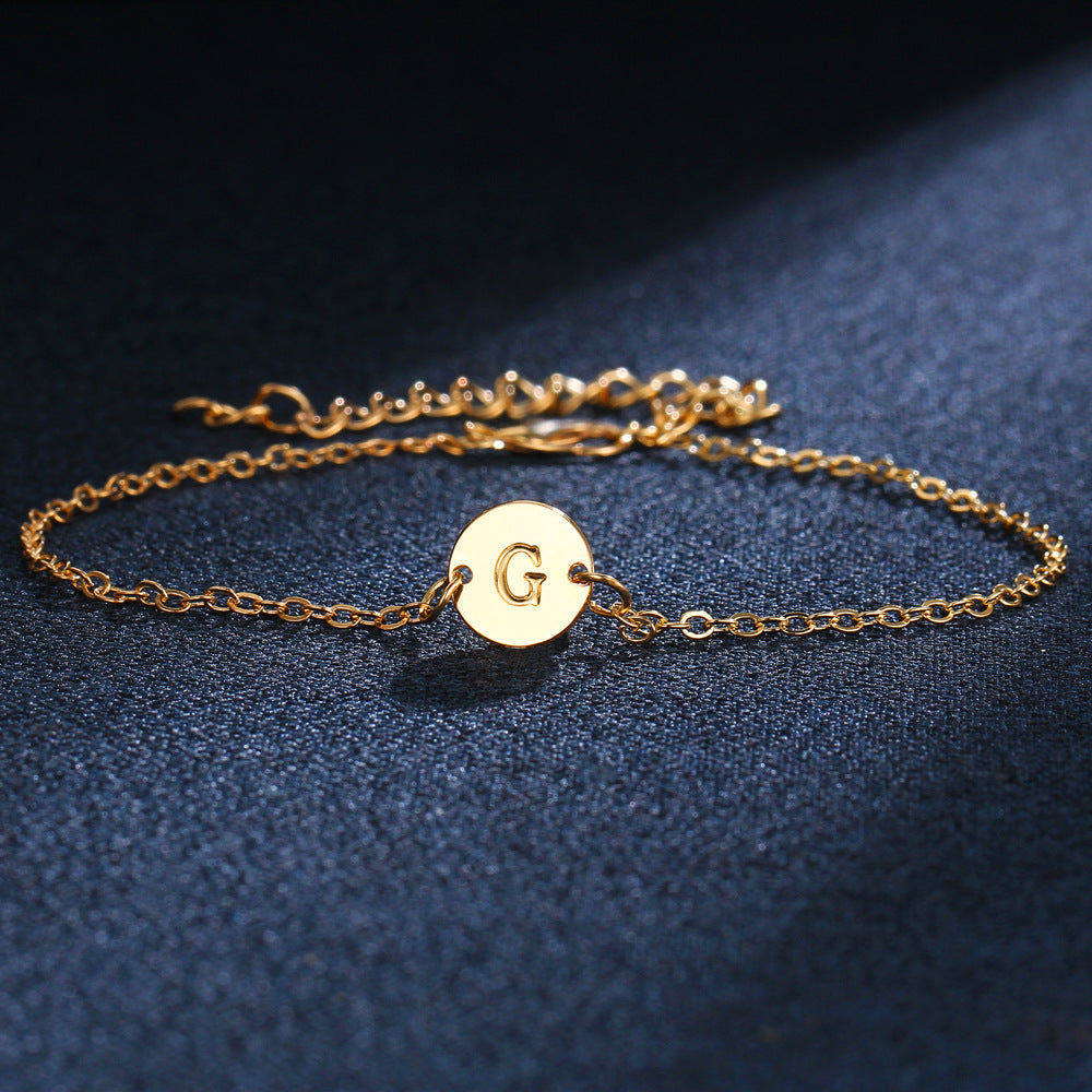Initial Letter Bangle — product view 8