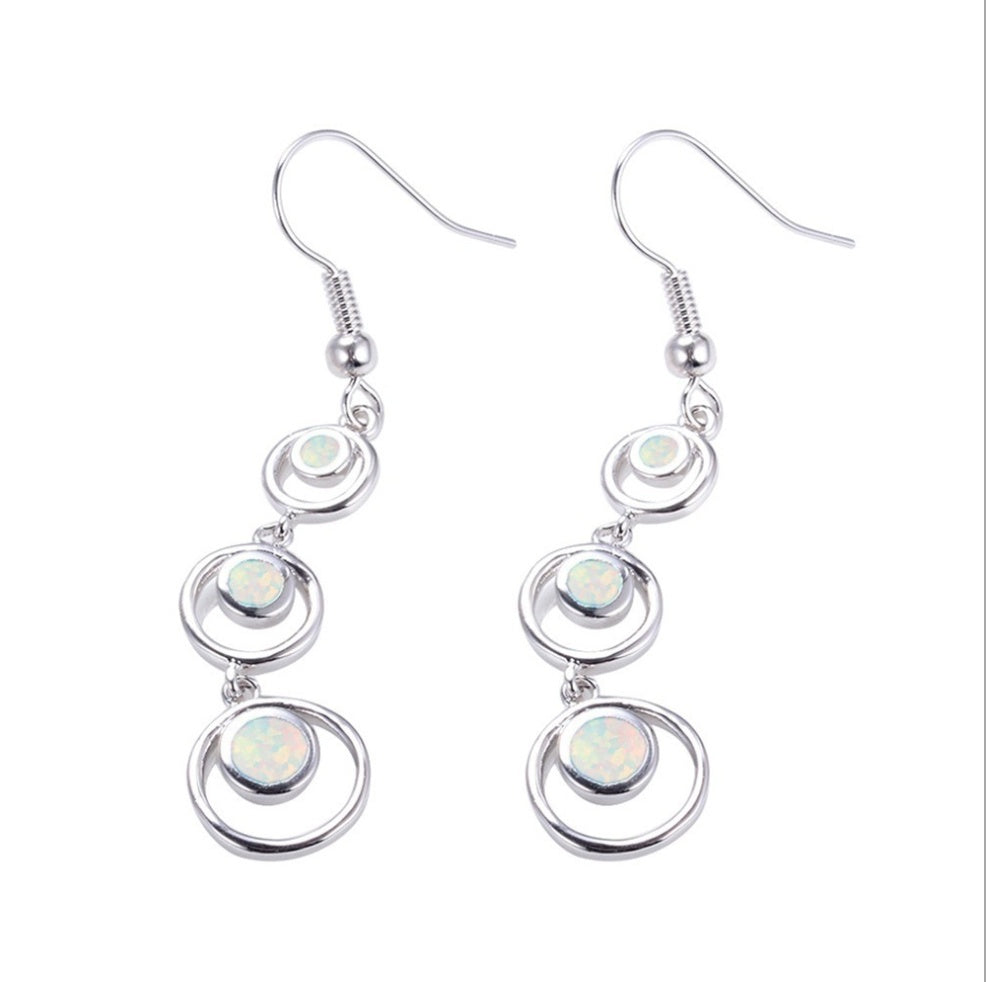 Blue Flame Drop Earrings — product view 4