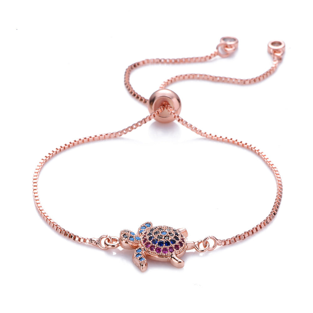Crystal Turtle Bracelet — product view 6