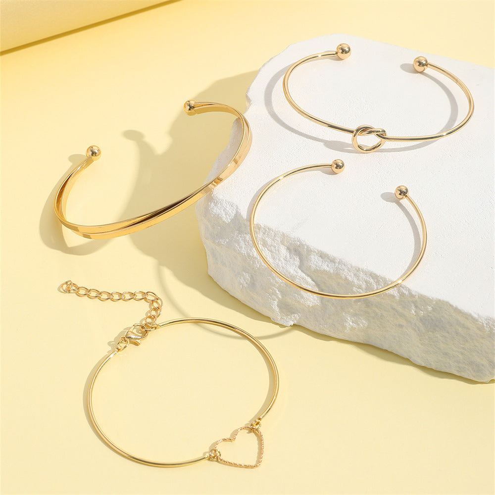 Heart Charm Bracelet Set — product view 7