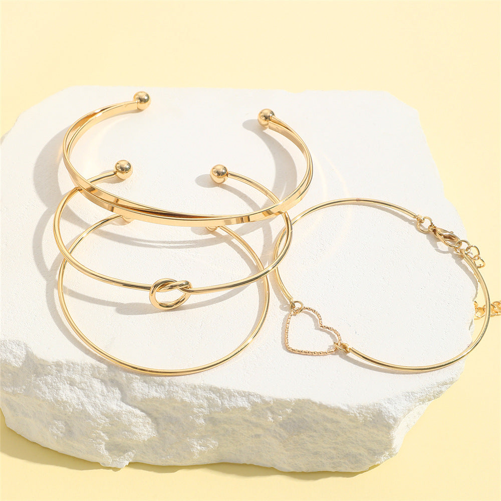 Heart Charm Bracelet Set — product view 10