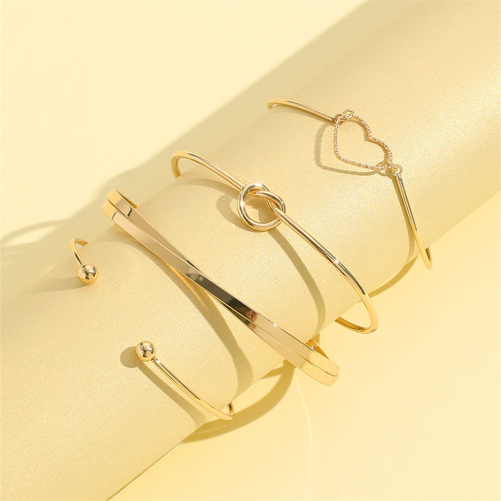 Heart Charm Bracelet Set — product view 8