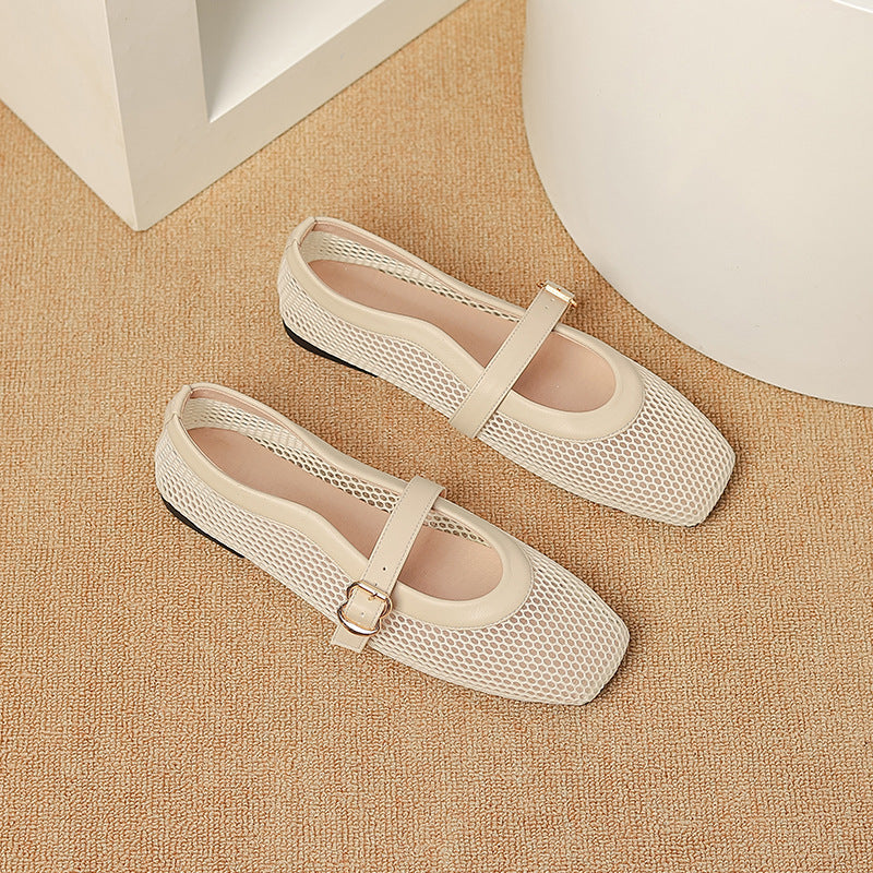 Breathable Mesh Cutout Heels - product view 8