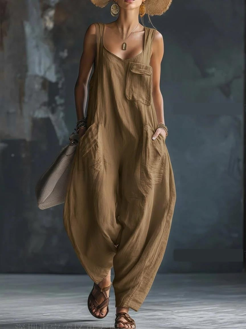 Relaxed Wide-Leg Jumpsuit - product view 5